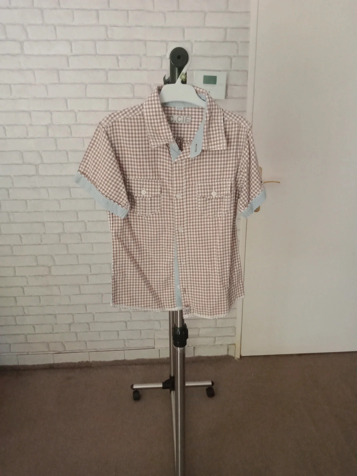Chemise à carreaux