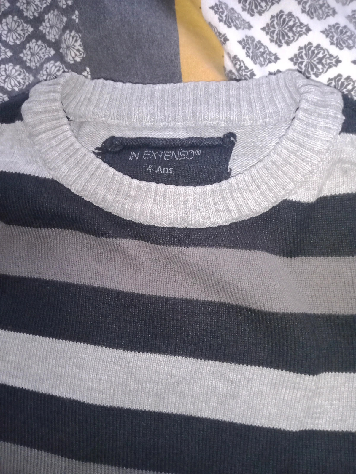 Pull à rayures – In Extenso – taille 4 ans / 104 cm 2