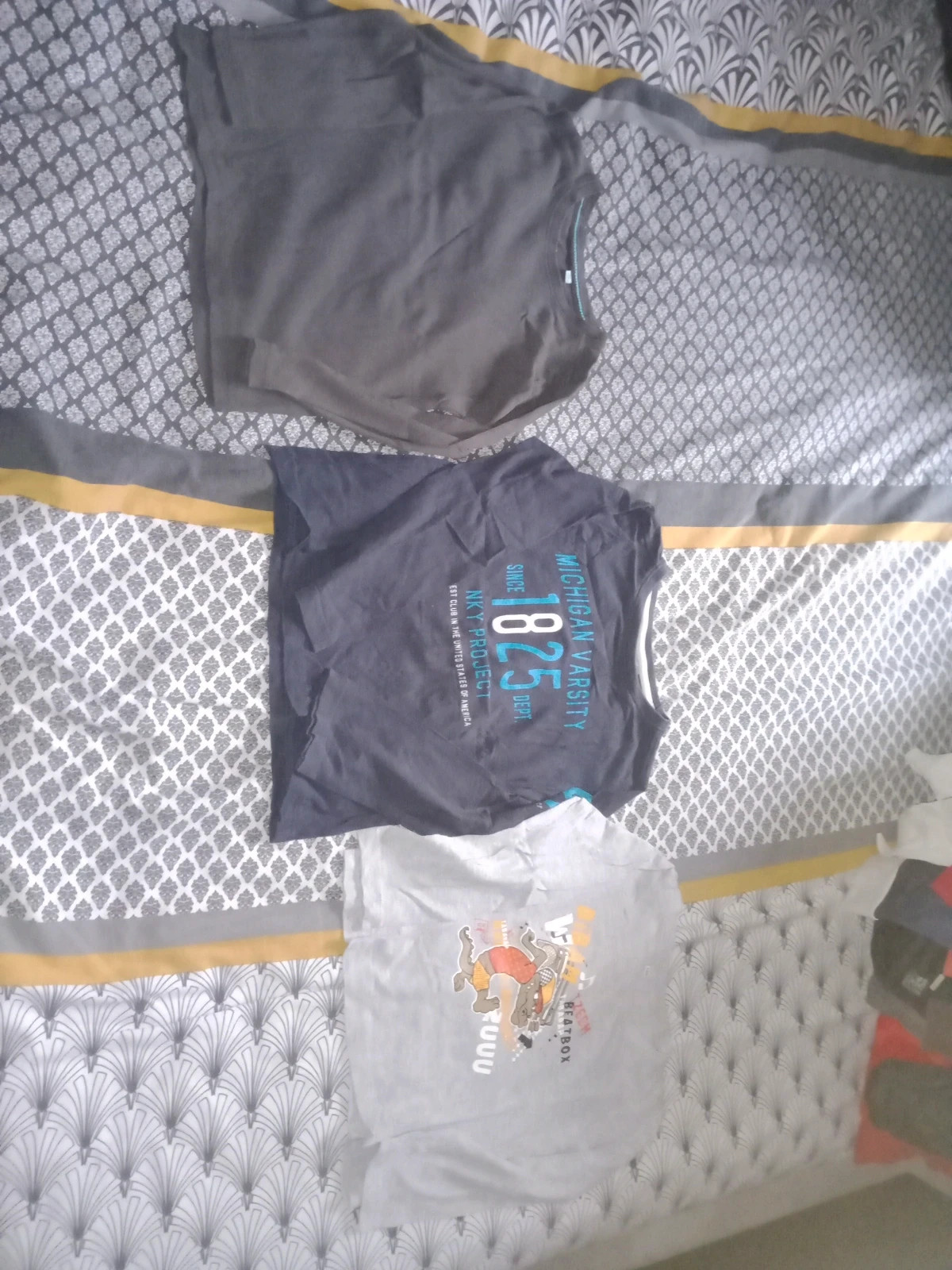 Lot de 3 t-shirt manches longues