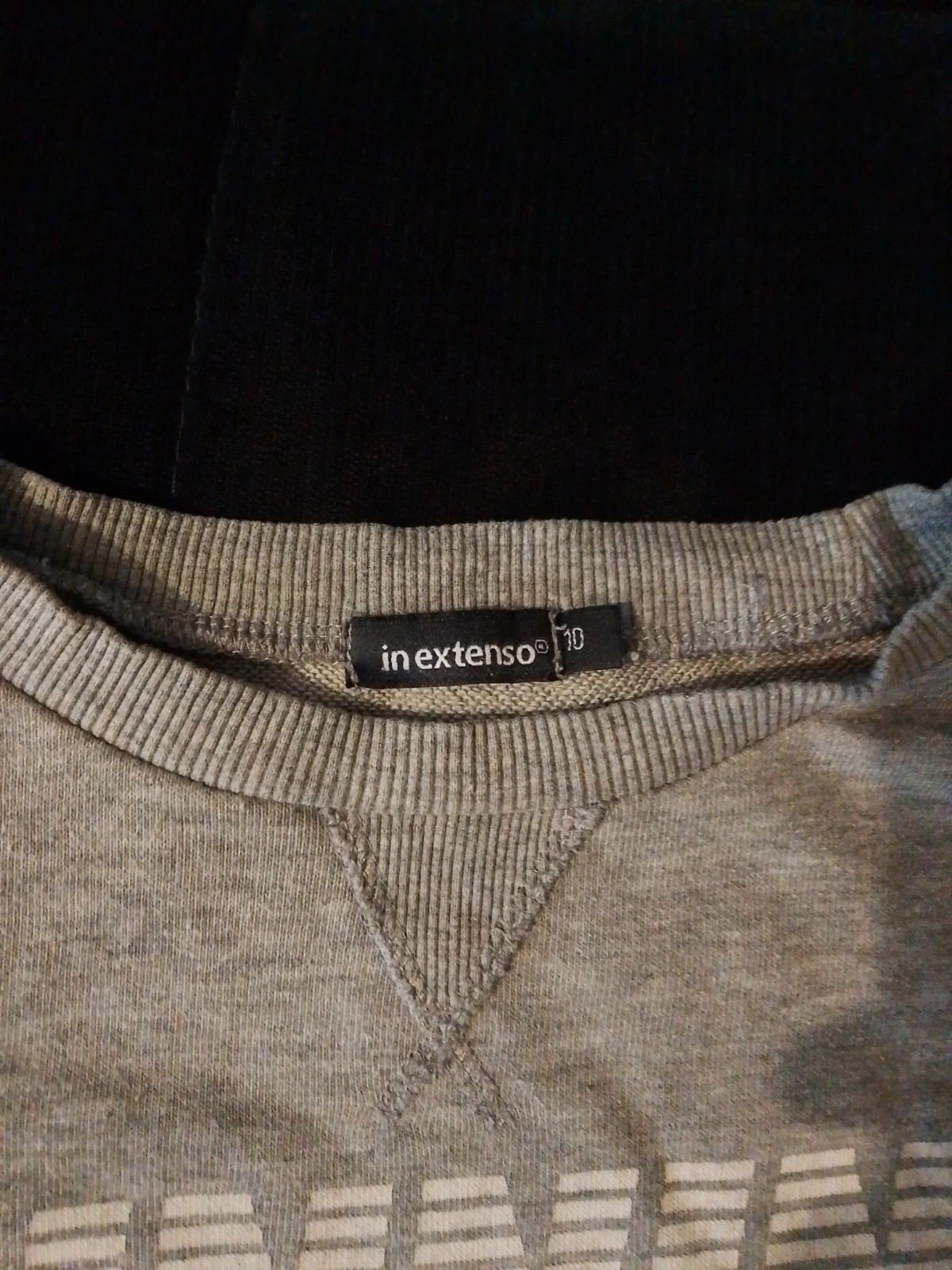 Pull mixte taille 10 ans gris – In Extenso – taille 10 ans / 140 cm 3
