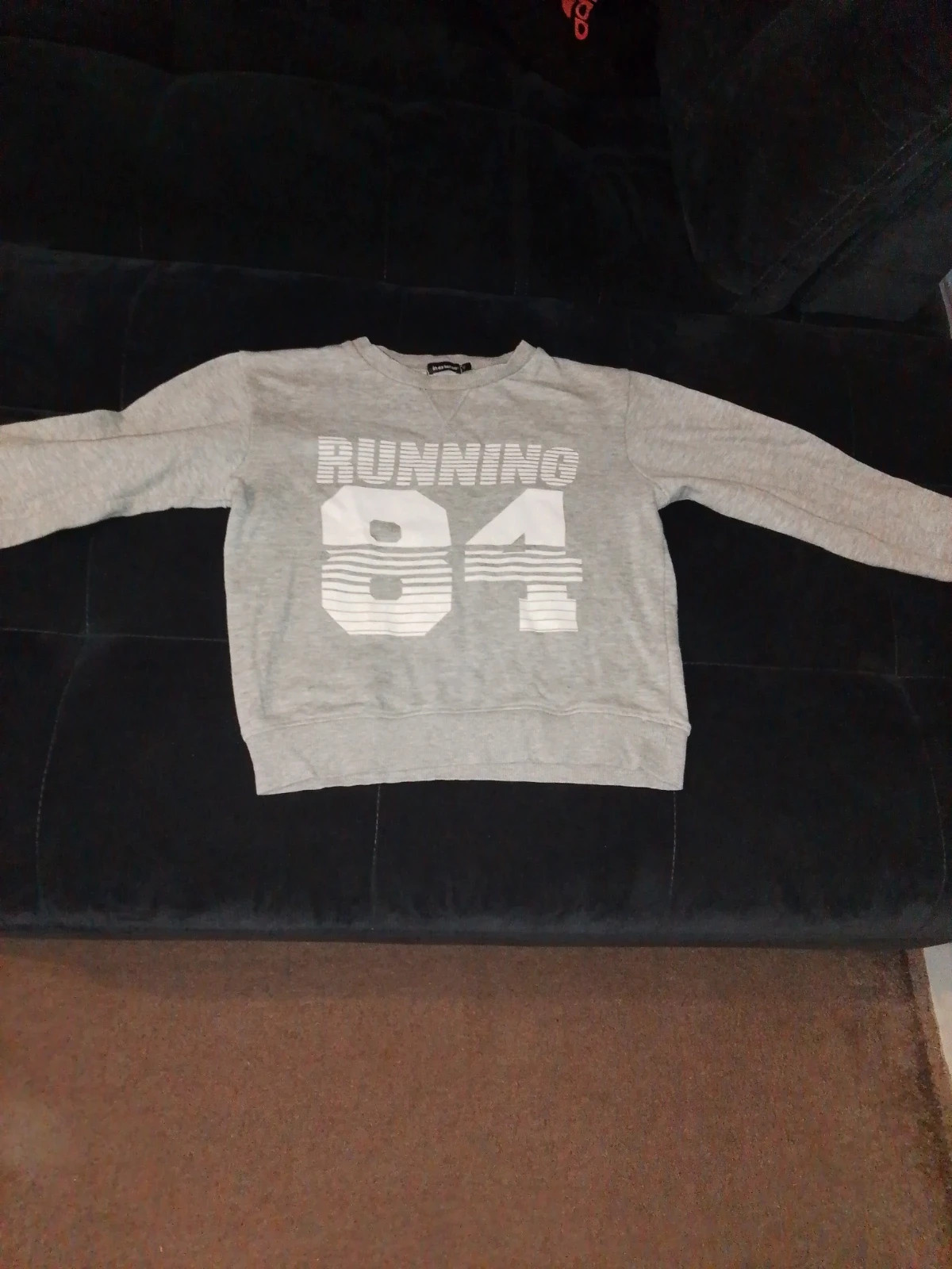Pull mixte taille 10 ans gris