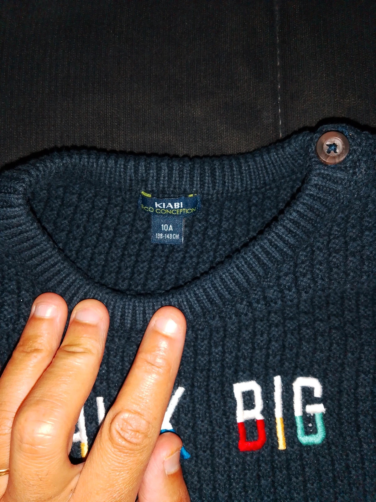 Pull marine Kiabi – Kiabi – taille 10 ans / 140 cm 2