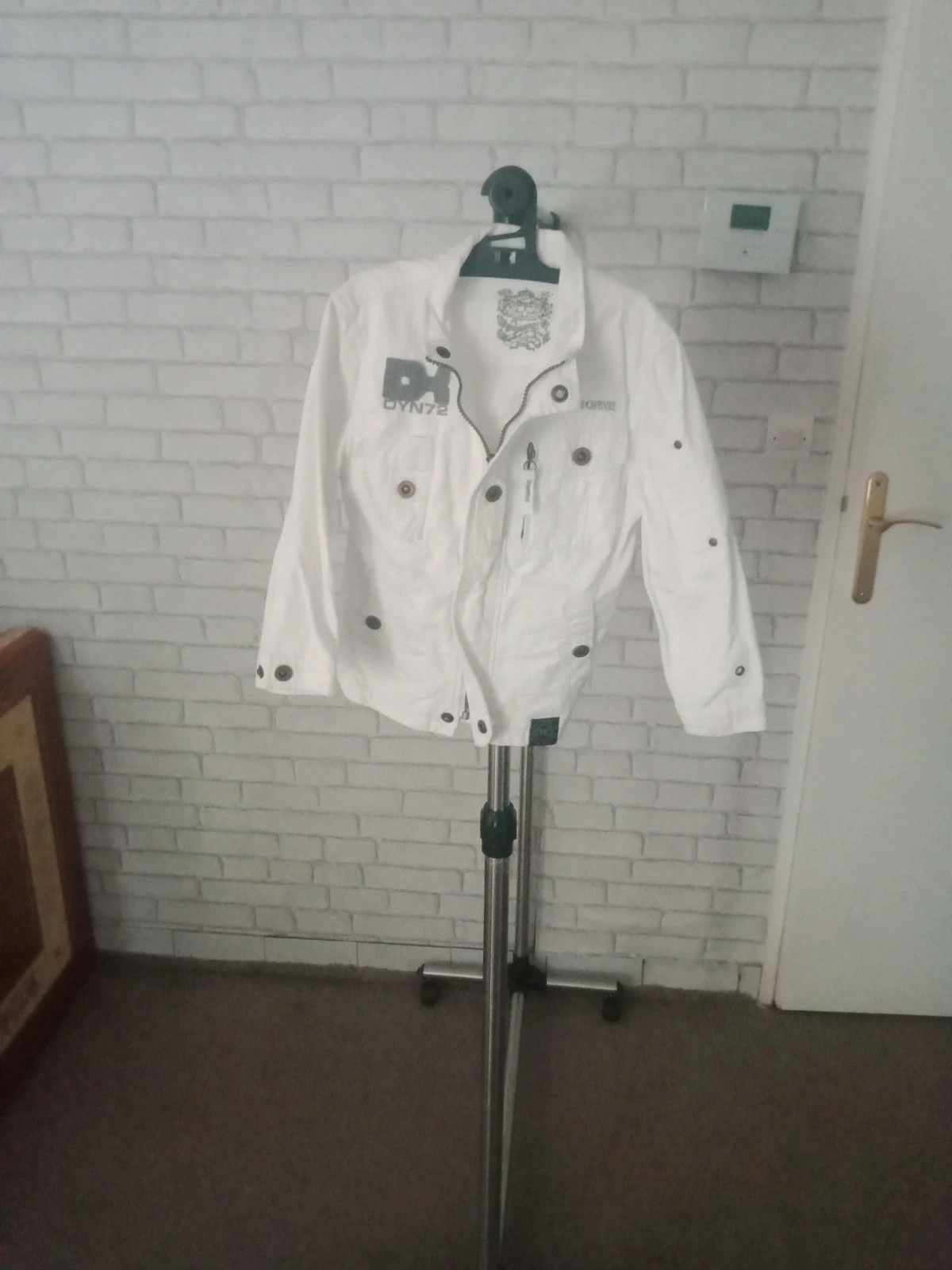 Veste en jean blanc