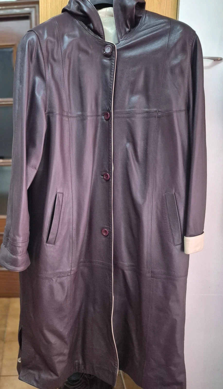 Abrigo largo – lito piel – taille XXL / 44 / 16 2