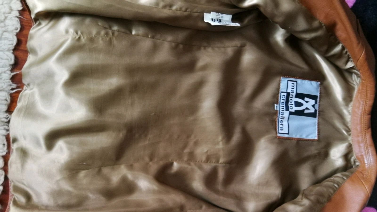 América piel – manolo cremallera – taille M / 38 / 10 5