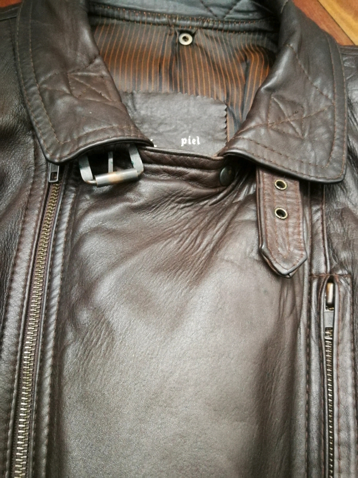 Cazadora piel – sequero – taille XL / 42 / 14 3