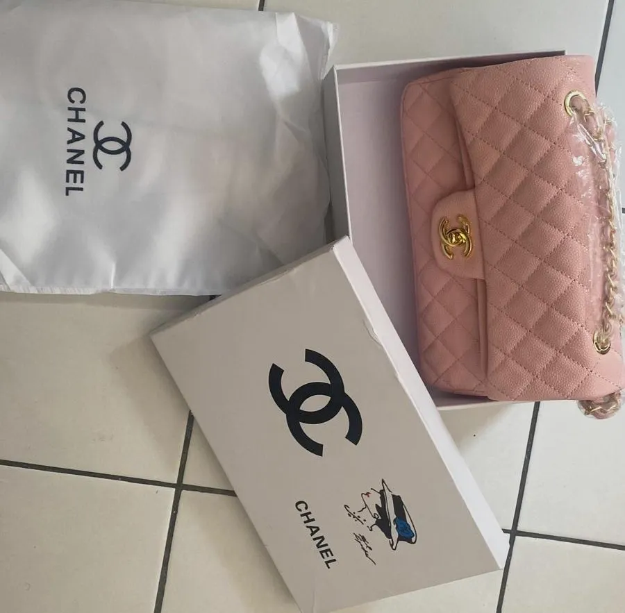 Sac à main Chanel matelassé rose – Chanel – taille Taille unique 2