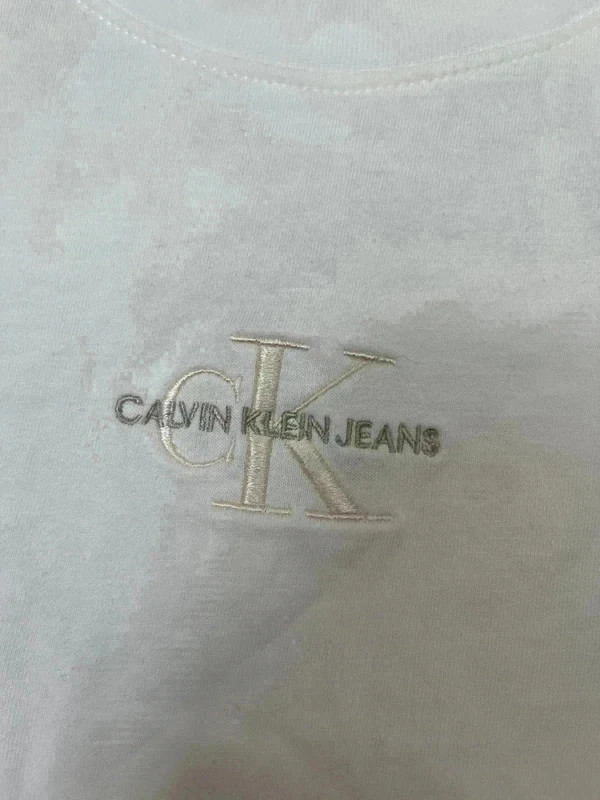 T-shirt calvin klein ck blanc – Calvin Klein – taille XS / 34 / 6 2
