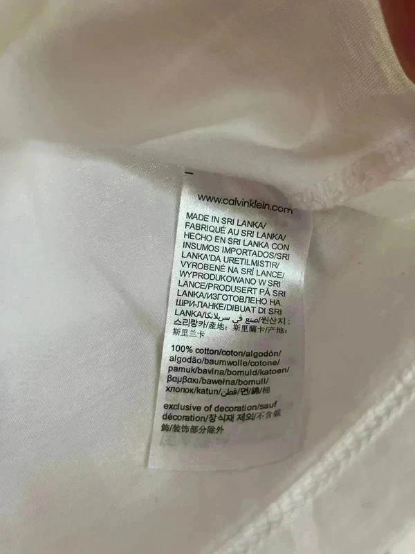T-shirt calvin klein ck blanc – Calvin Klein – taille XS / 34 / 6 4