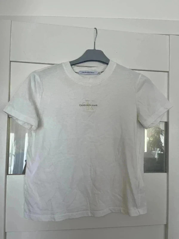 T-shirt calvin klein ck blanc