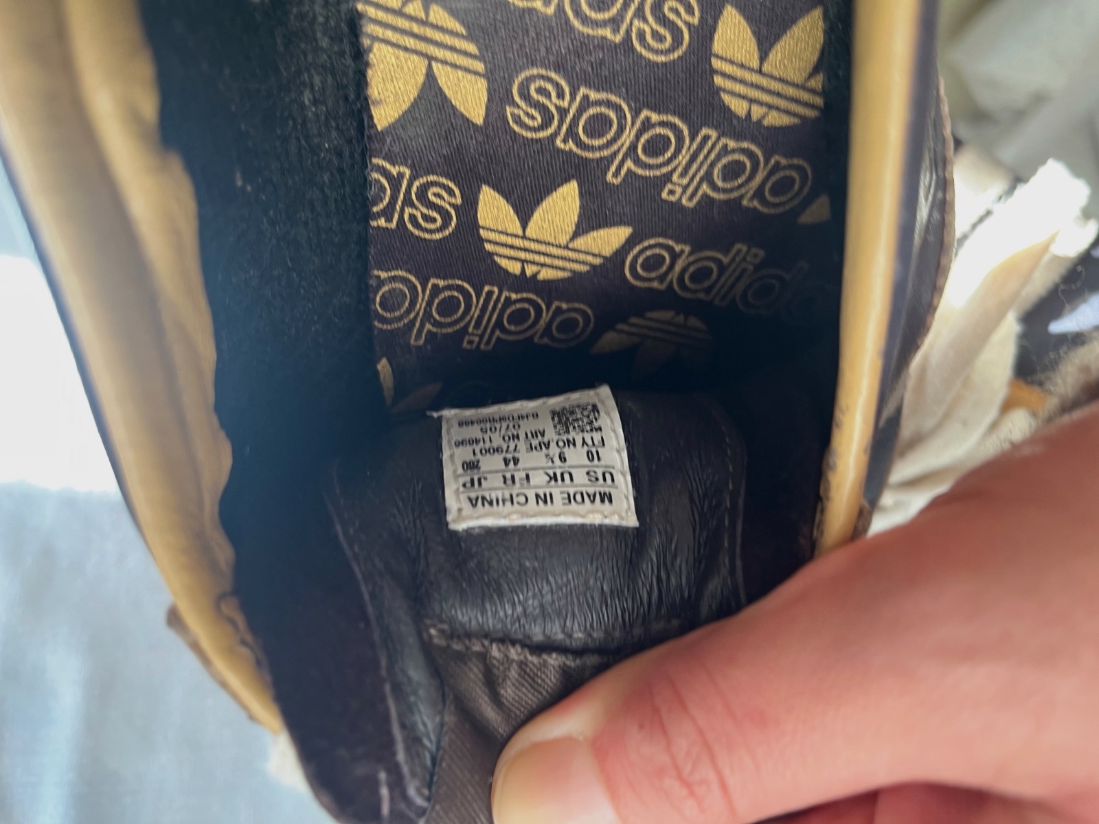 Baskets Adidas Titan en cuir taille 44 – Adidas – taille US 10 4