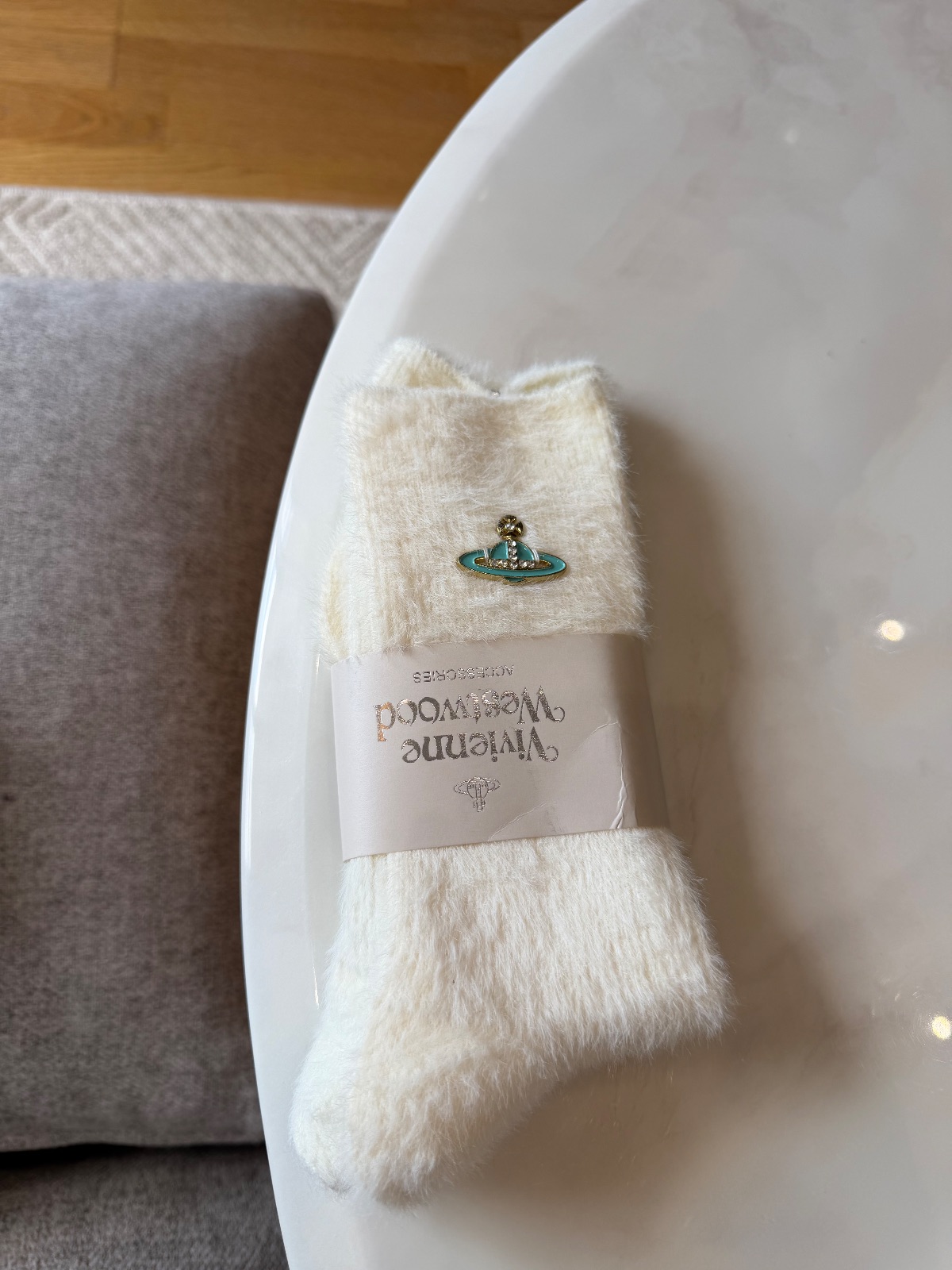 Chaussettes Vivienne Westwood blanches
