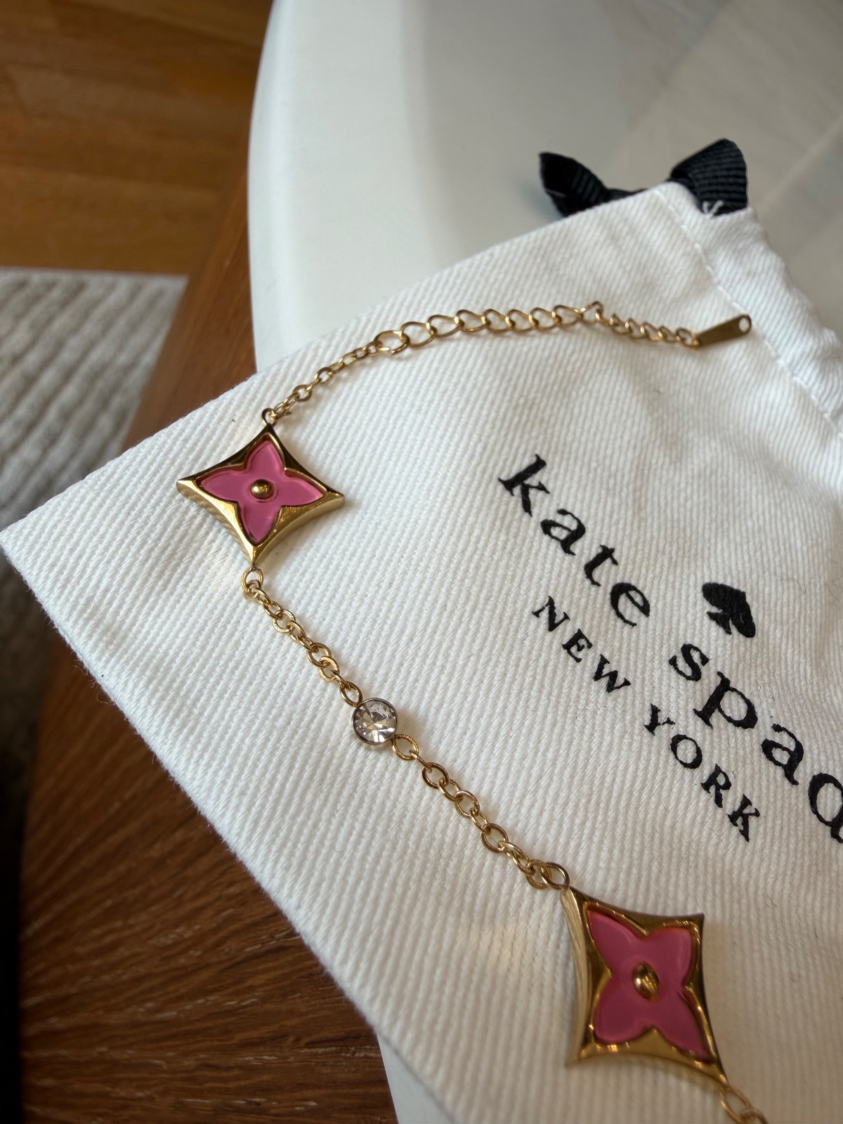Bracelet kate spade NEW YORK étoiles roses 4