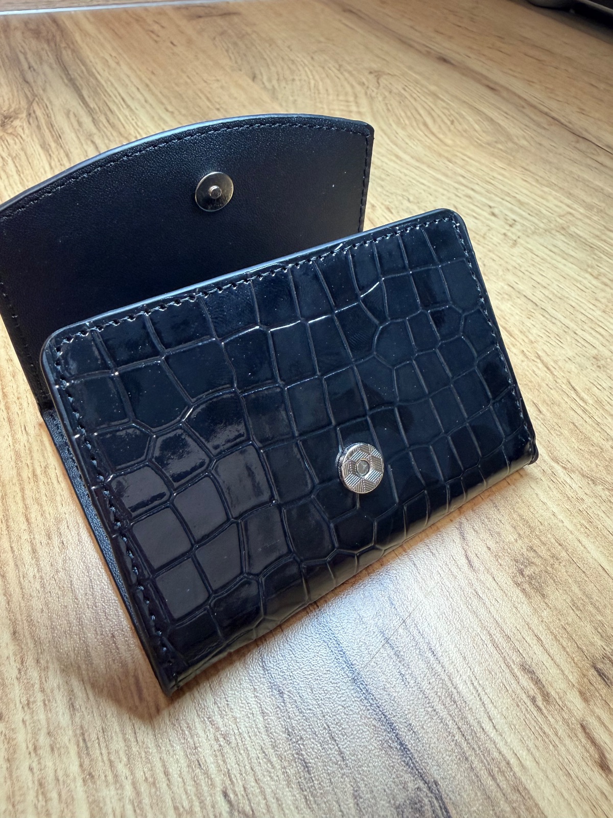 Portefeuille Vivienne Westwood noir crocodile 3