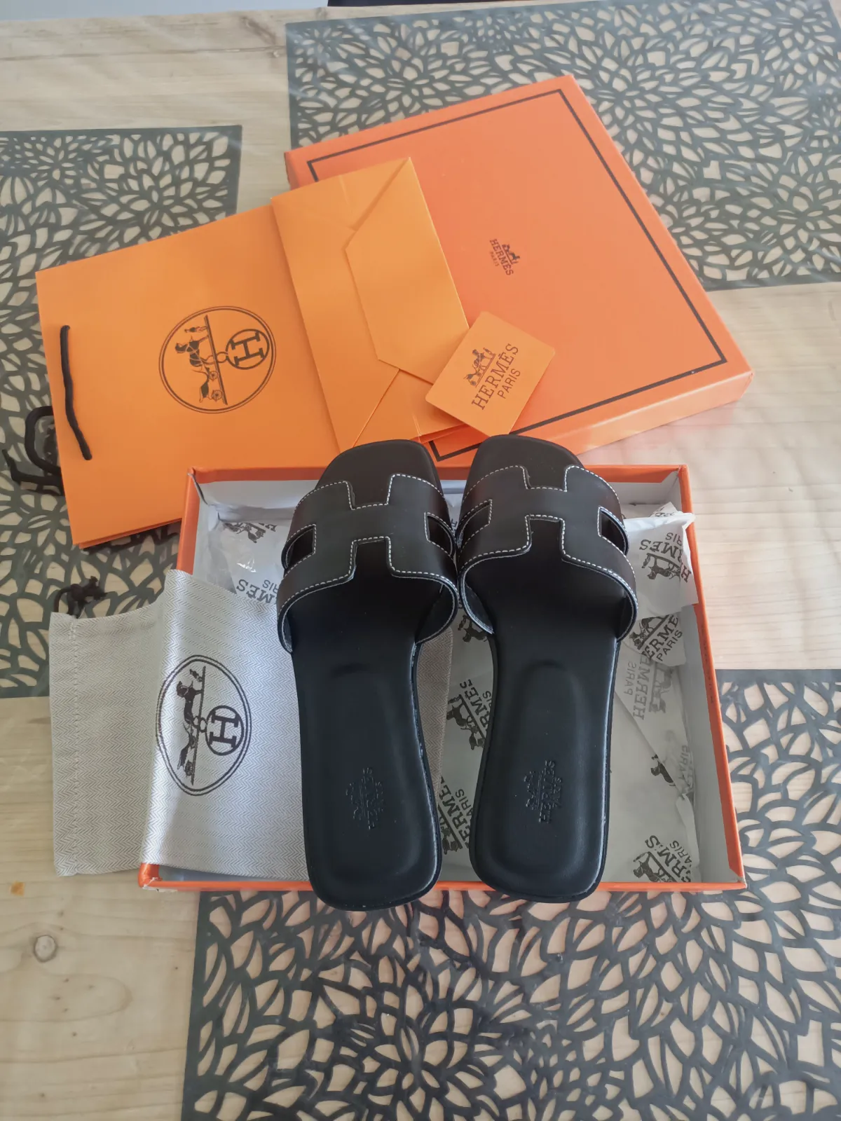 Claquette H Hermès – Hermès – taille EU 38 2