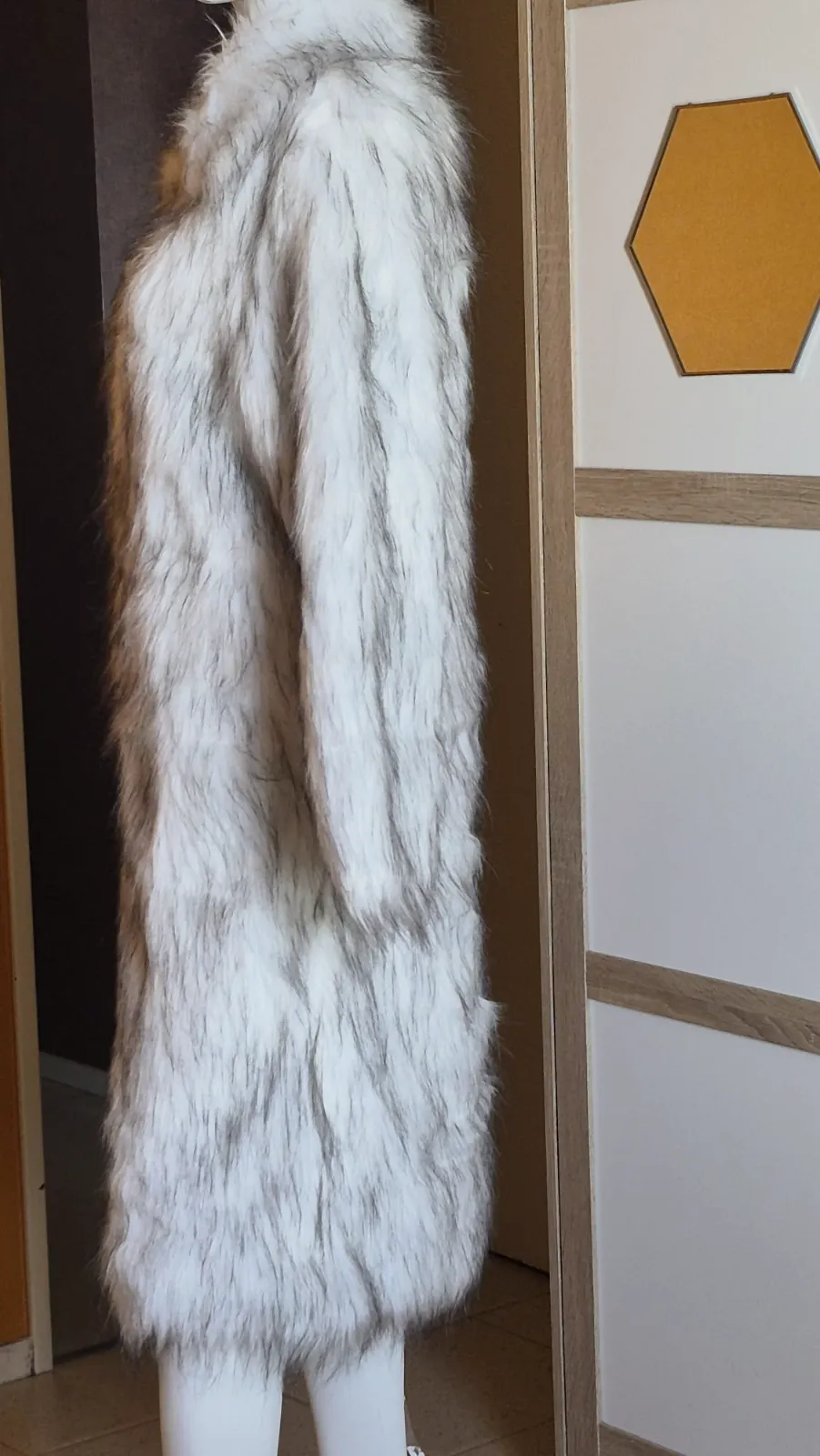 Manteau long en fausse fourrure Aixirui – Aixirui – taille S 2