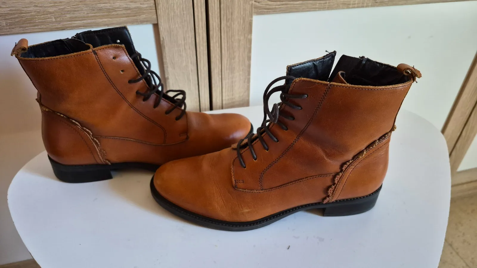 Bottines cuir camel T38 Liberto – Liberto – taille EU 38 3
