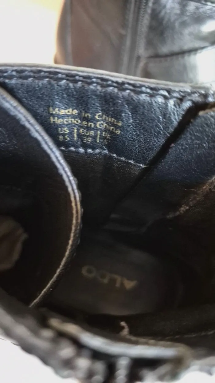 Bottines ALDO noires à boucles – ALDO – taille EU 39 7
