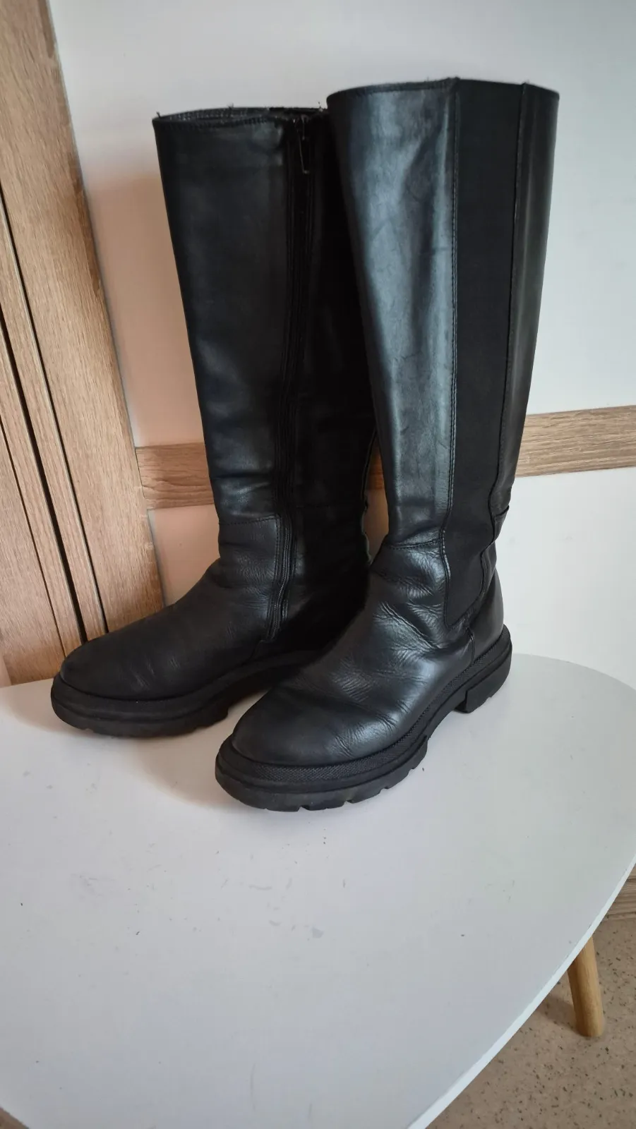 Bottes Bocage en cuir noir – P. 38m7 🖤 Bottes hautes Bocage – Bocage – taille EU 38 2