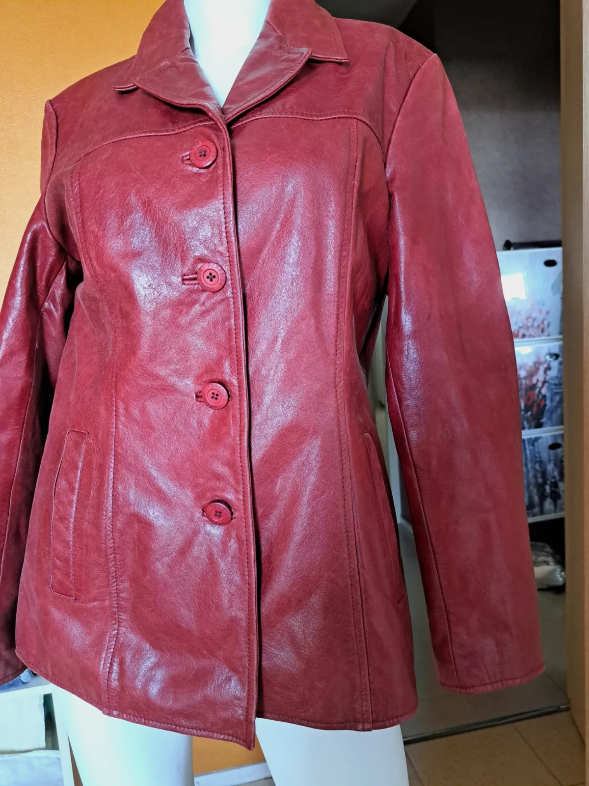 Veste en cuir femme – Foreside Leather – taille L 5