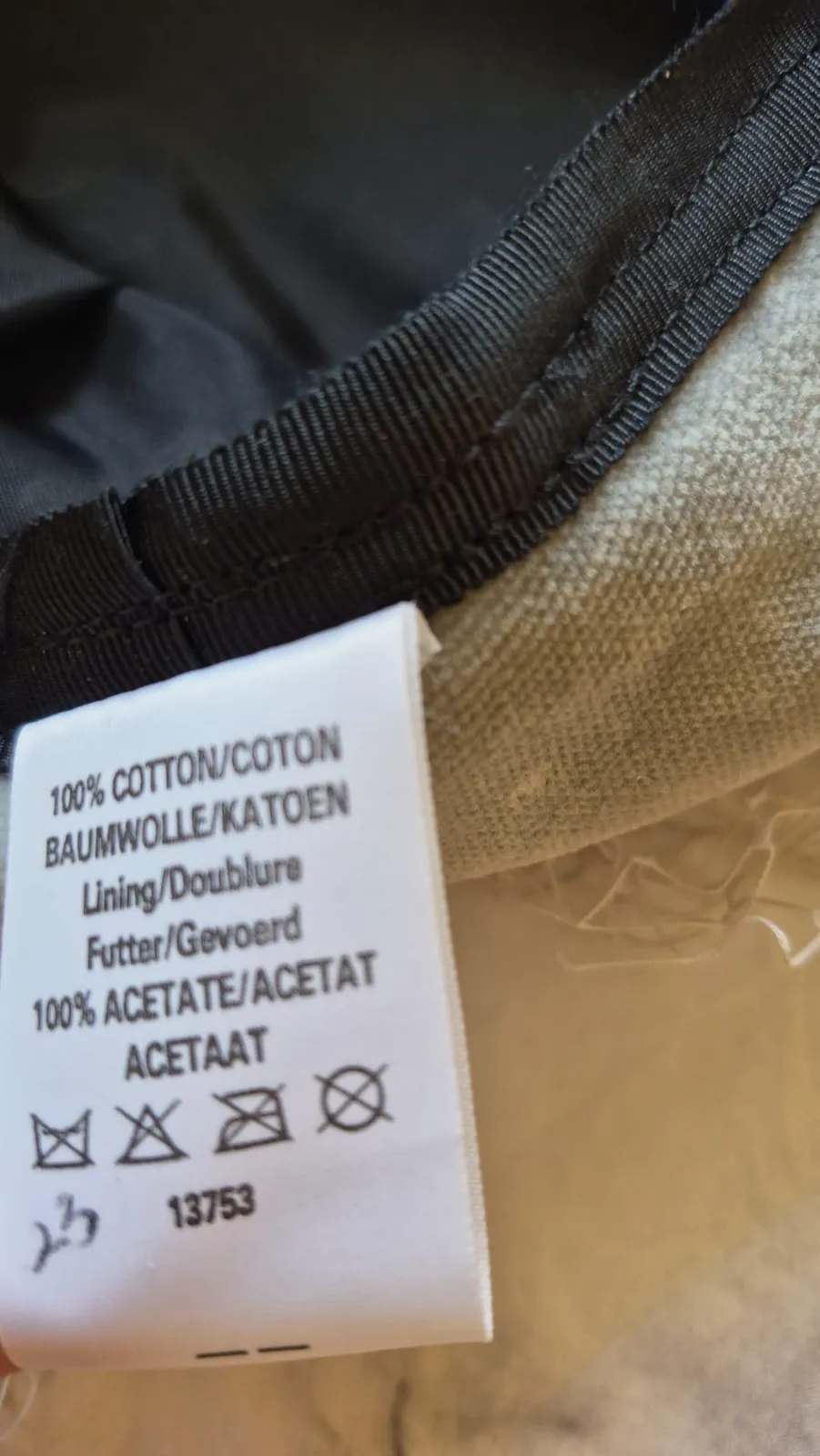 Toque vintage grise avec voilette – C&A – taille Taille unique 6