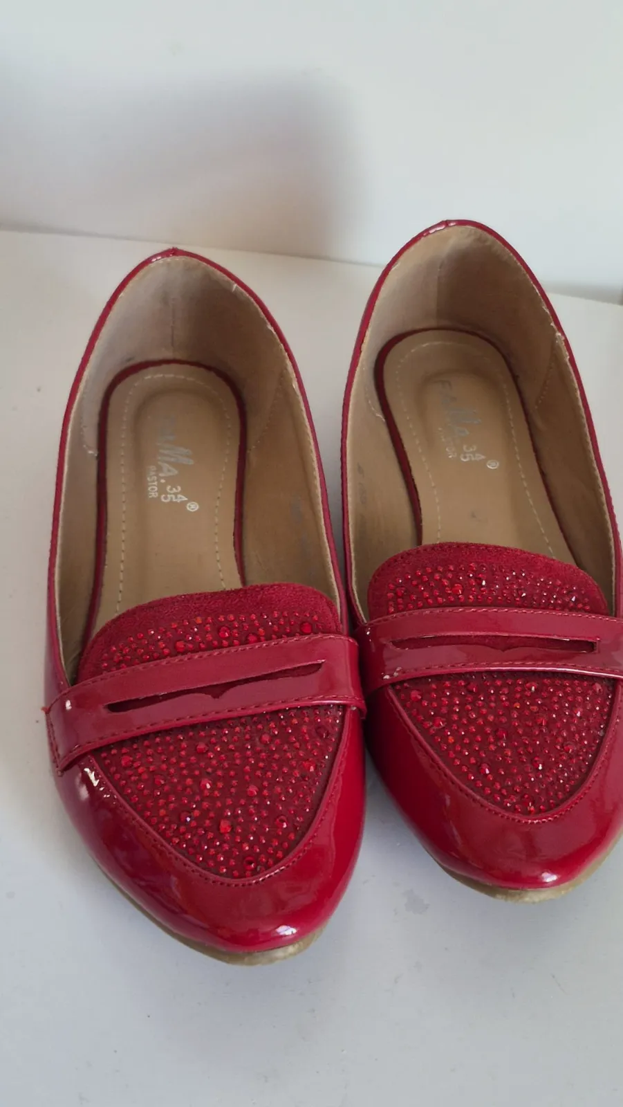 Ballerines rouges Fama Pastor