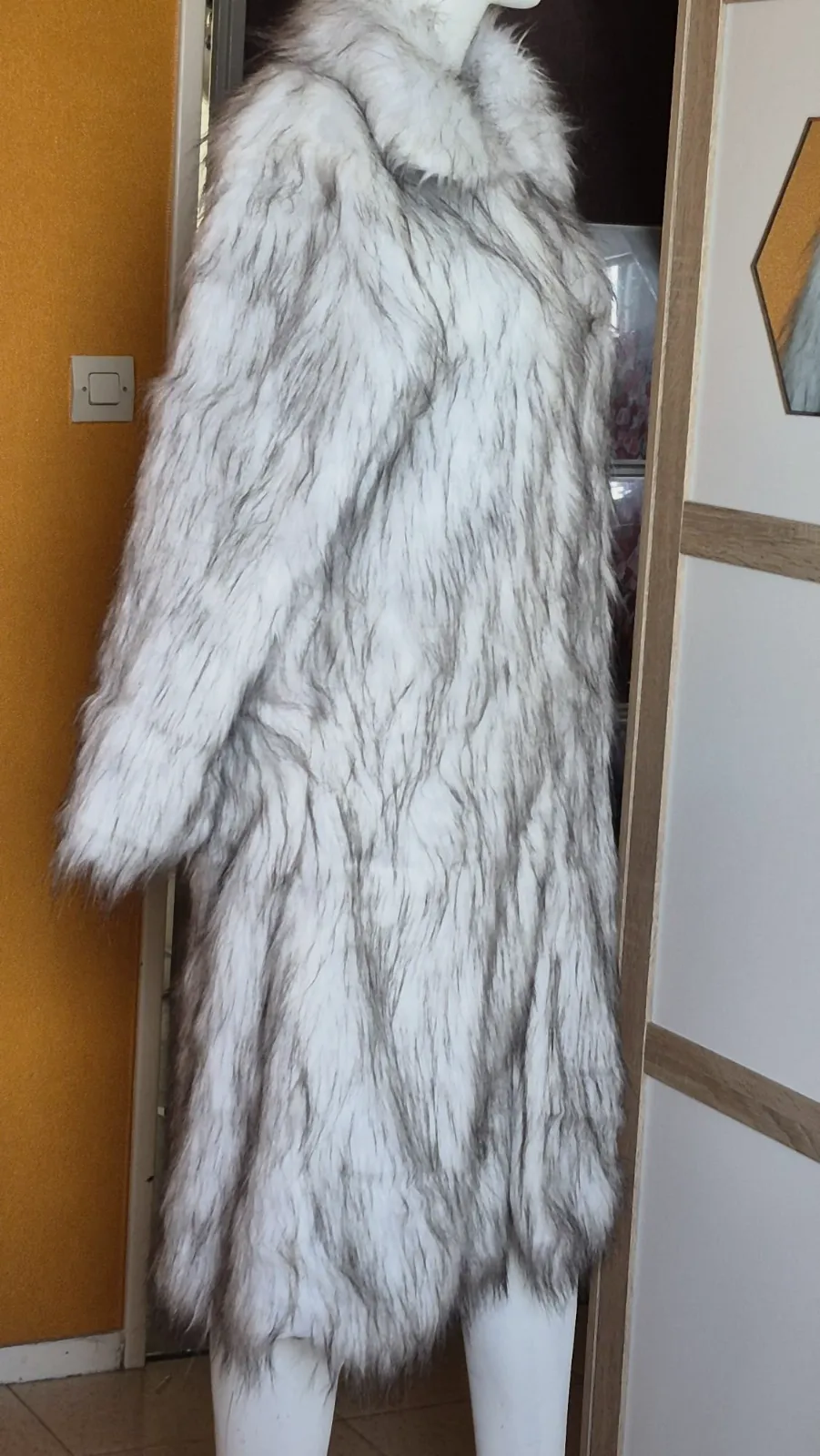 Manteau long en fausse fourrure Aixirui – Aixirui – taille S 7