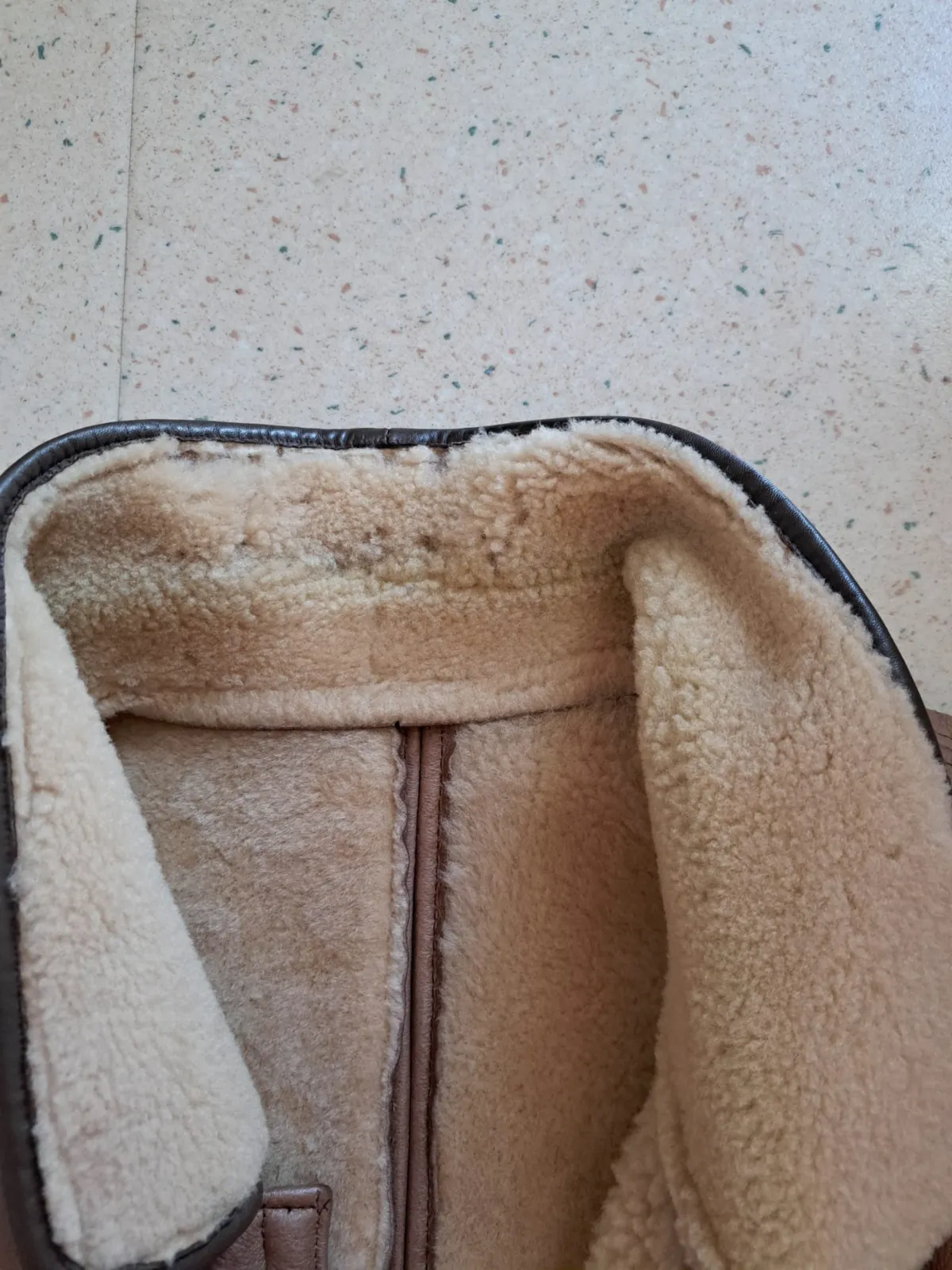 Veste manteau en cuir – : Le Bufflé – taille 3XL 7