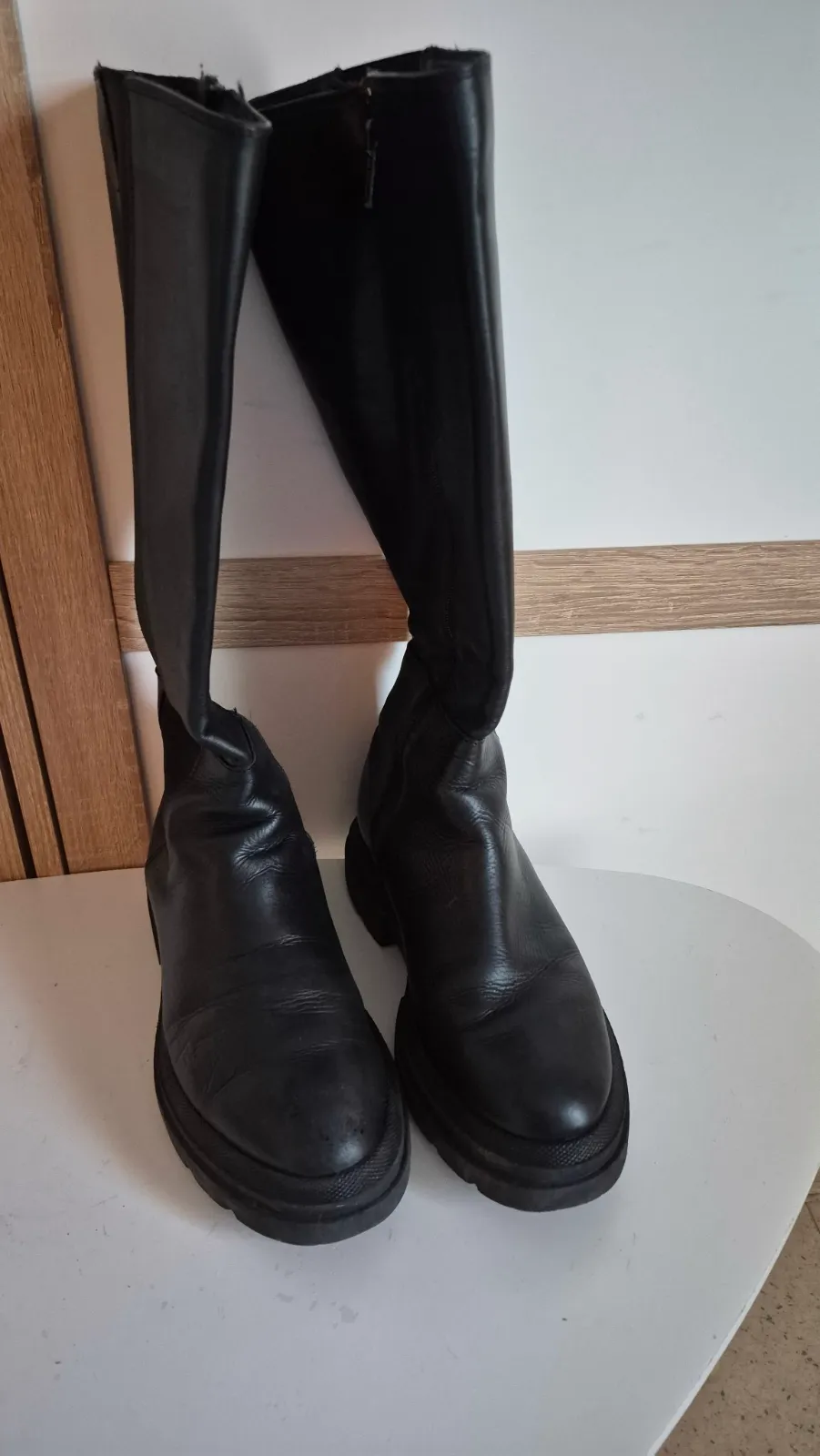 Bottes Bocage en cuir noir – P. 38m7 🖤 Bottes hautes Bocage – Bocage – taille EU 38 4