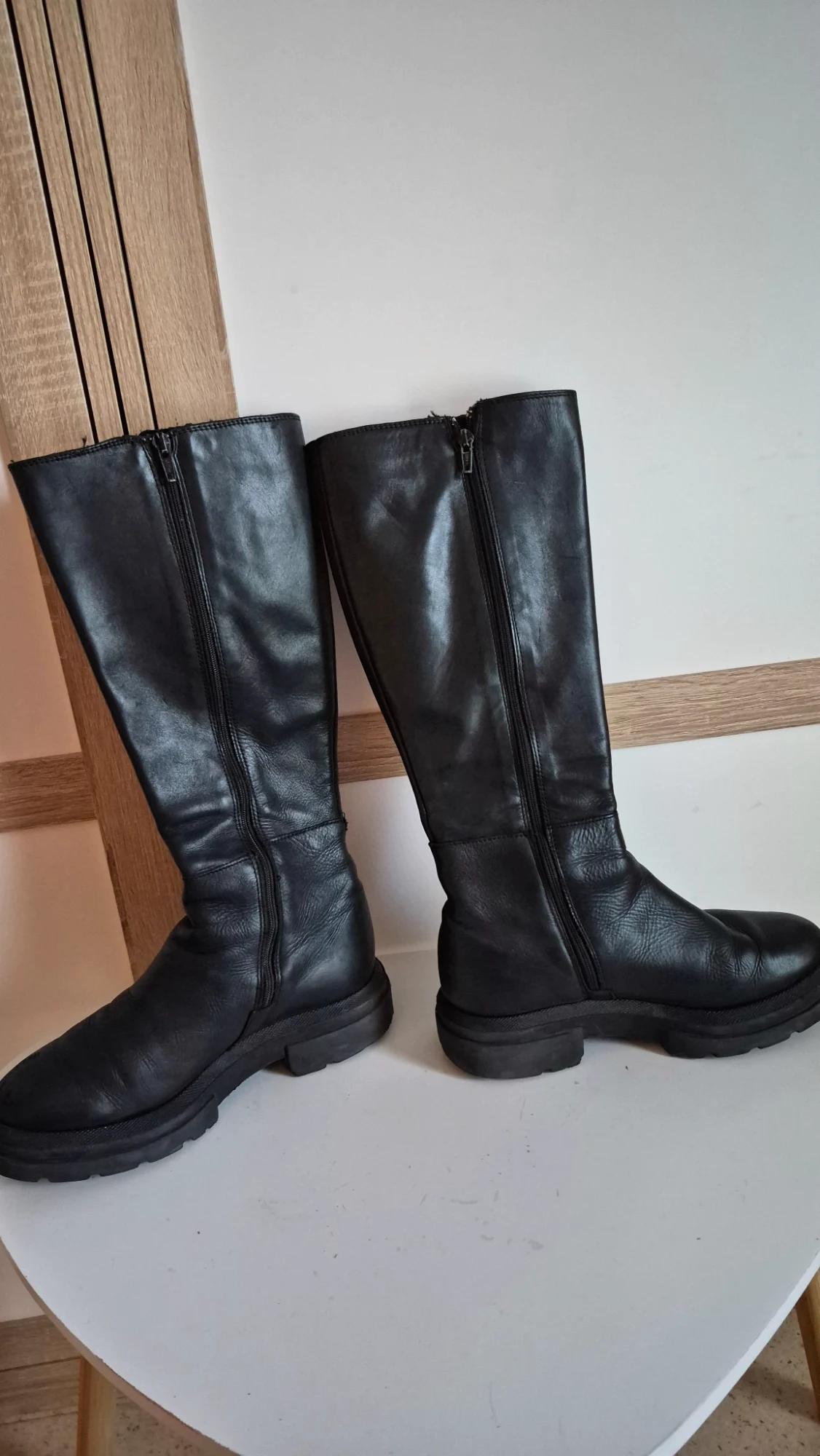 Bottes Bocage en cuir noir – P. 38m7 🖤 Bottes hautes Bocage