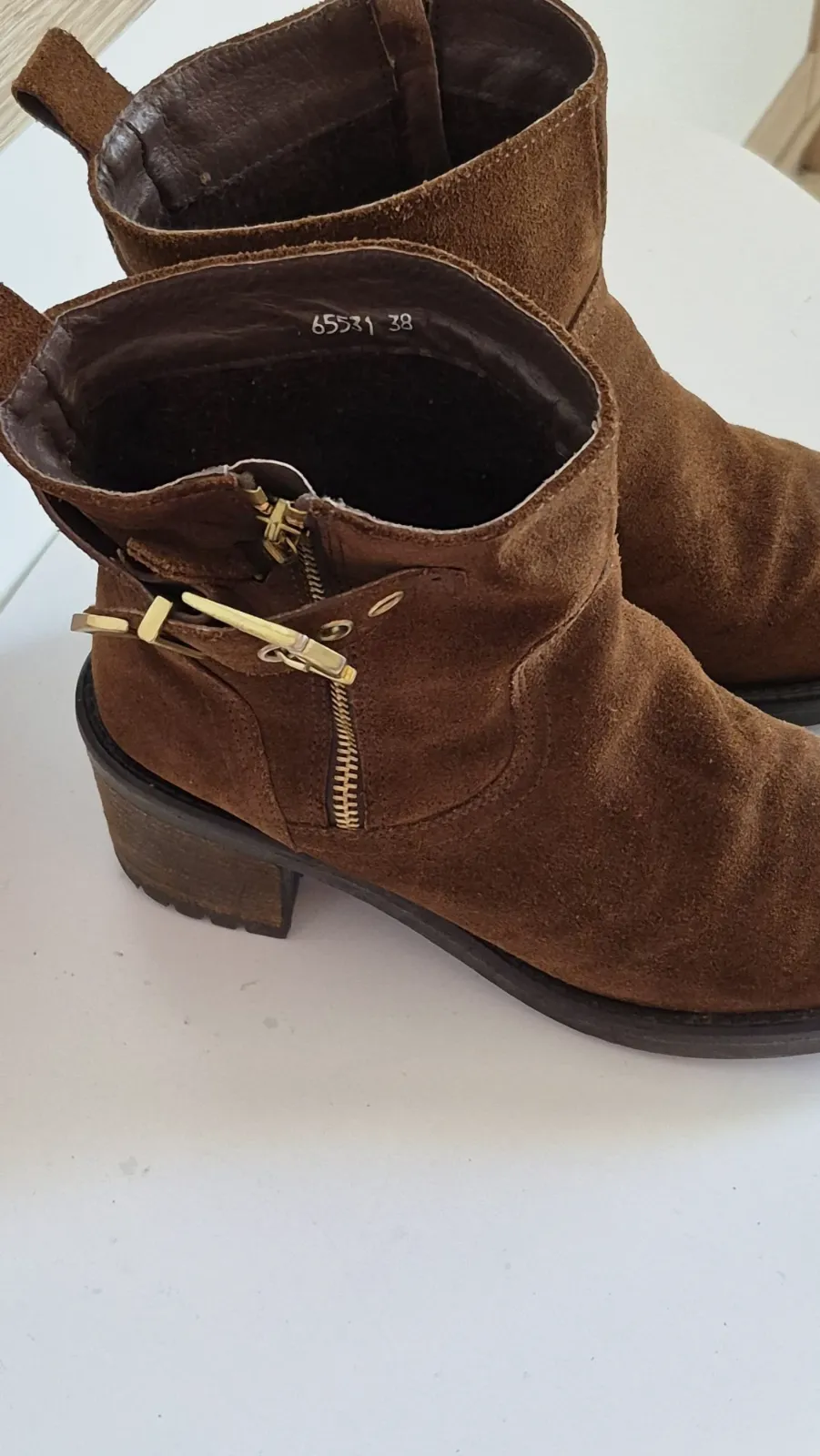 Bottines dam en cuir véritable Closer by Chaussea – Closer by Chaussea – taille EU 38 6