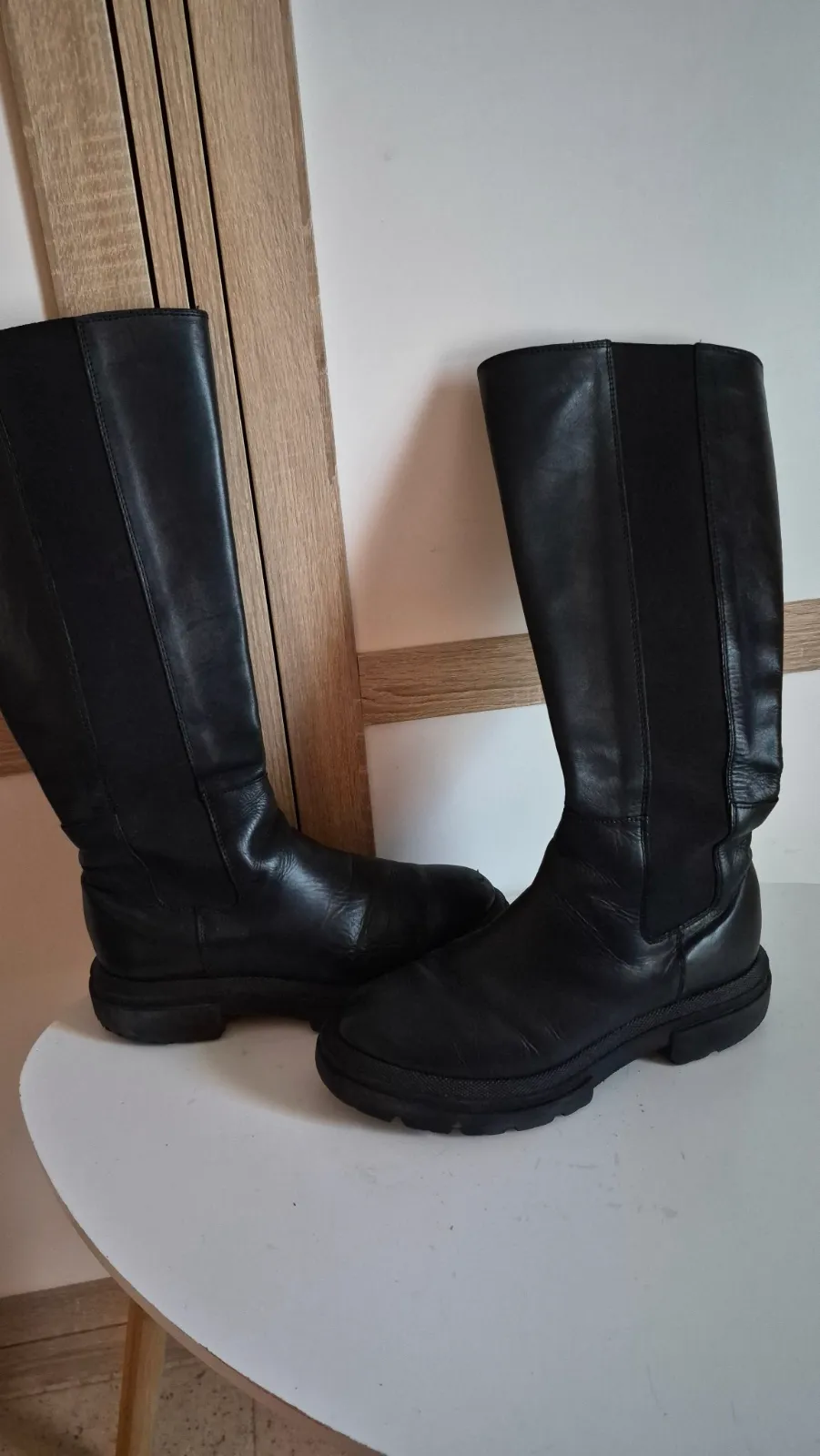 Bottes Bocage en cuir noir – P. 38m7 🖤 Bottes hautes Bocage – Bocage – taille EU 38 5