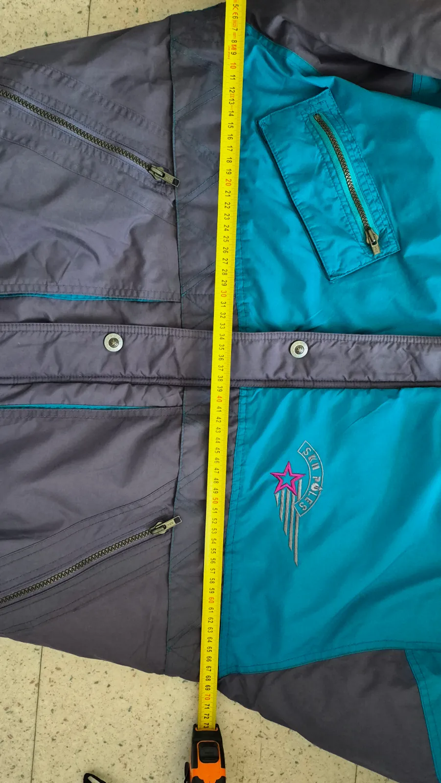 Veste de ski vintage Ski Poles – Ski Poles – taille 4XL 5