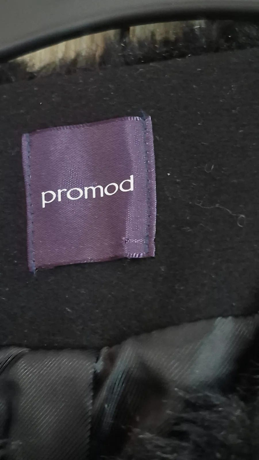 Manteau Promod noir en fausse fourrure – Promod – taille XL 9