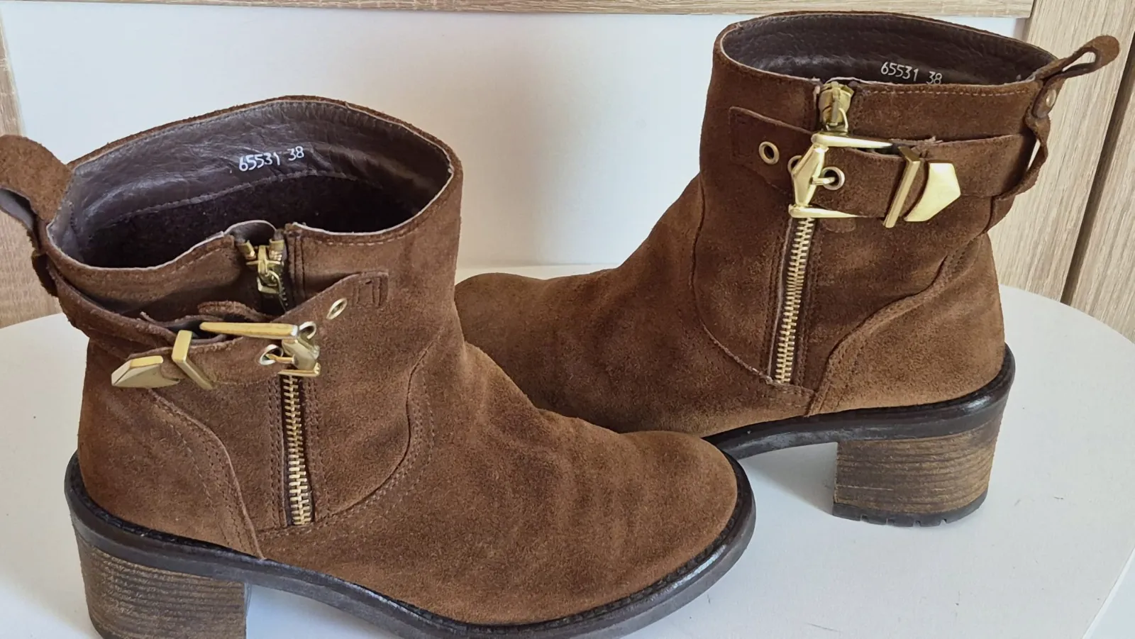 Bottines dam en cuir véritable Closer by Chaussea – Closer by Chaussea – taille EU 38 2