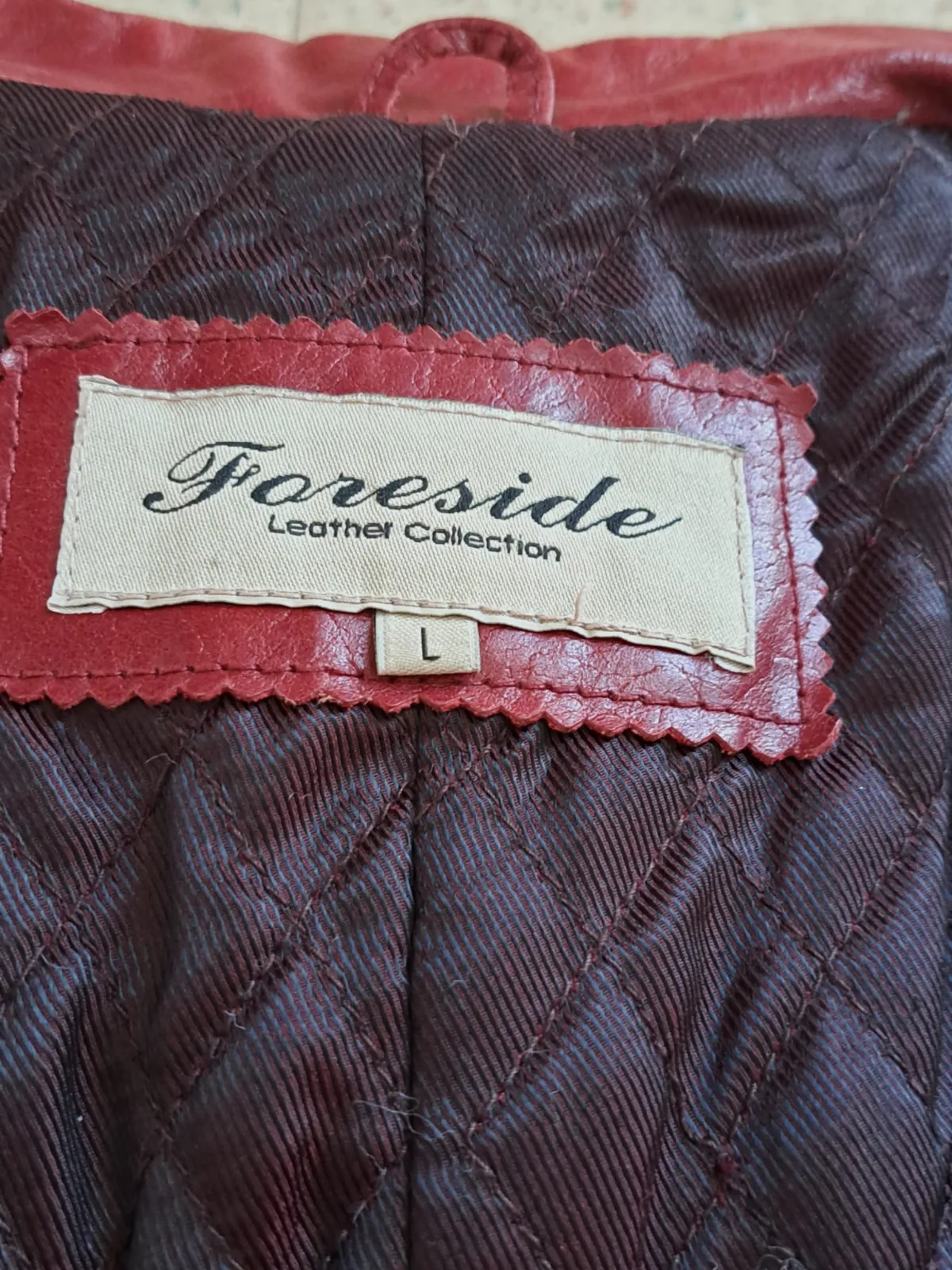 Veste en cuir femme – Foreside Leather – taille L 9