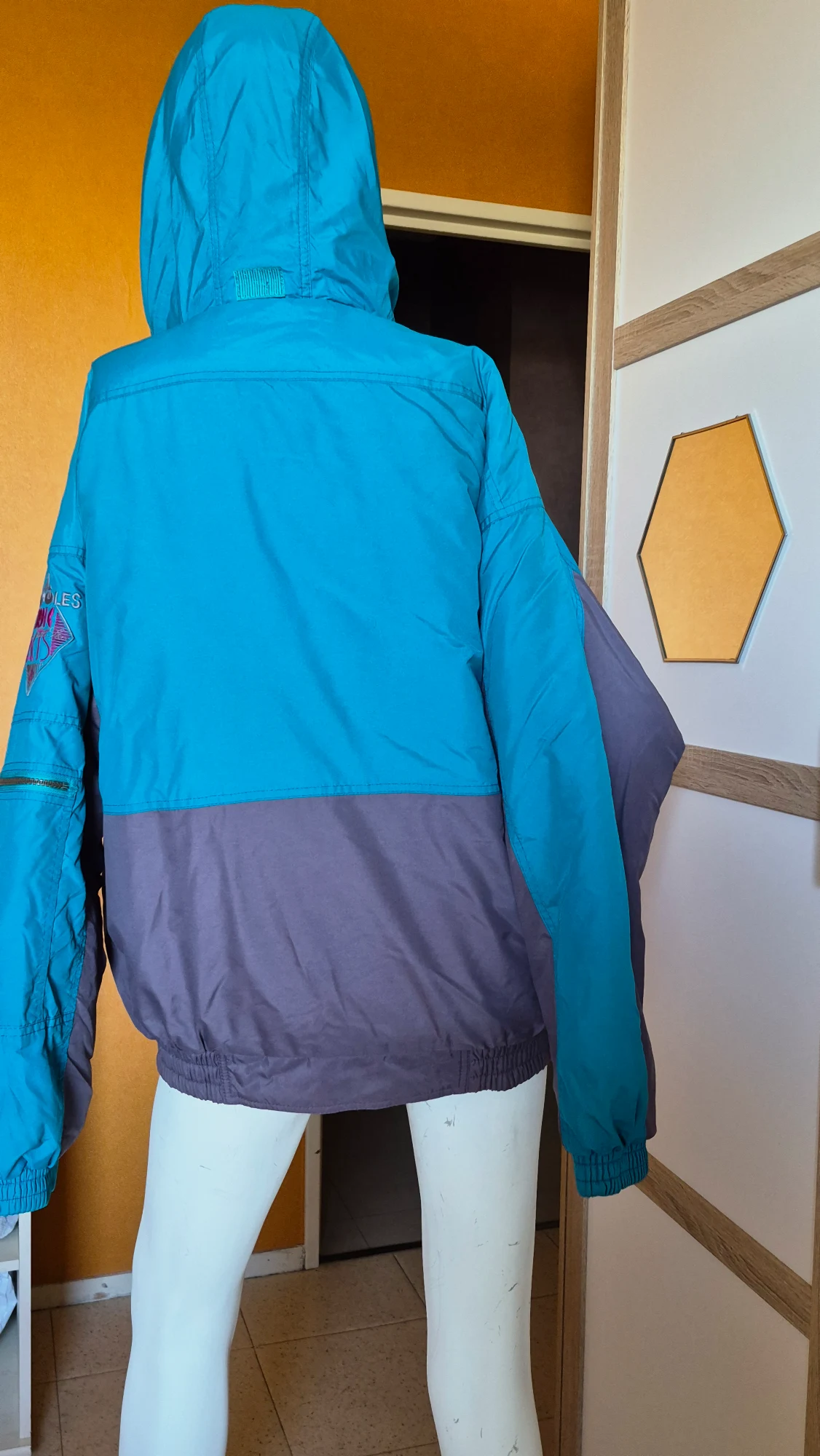 Veste de ski vintage Ski Poles – Ski Poles – taille 4XL 2