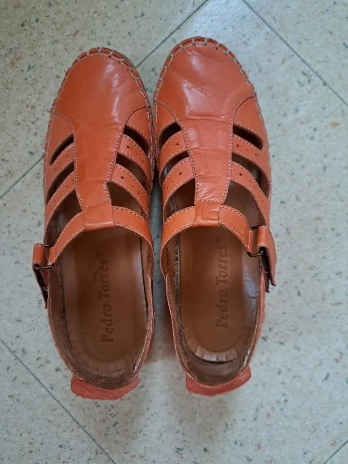 Sandales d'été en cuir neuf  – Pedro Torres – taille EU 37 3
