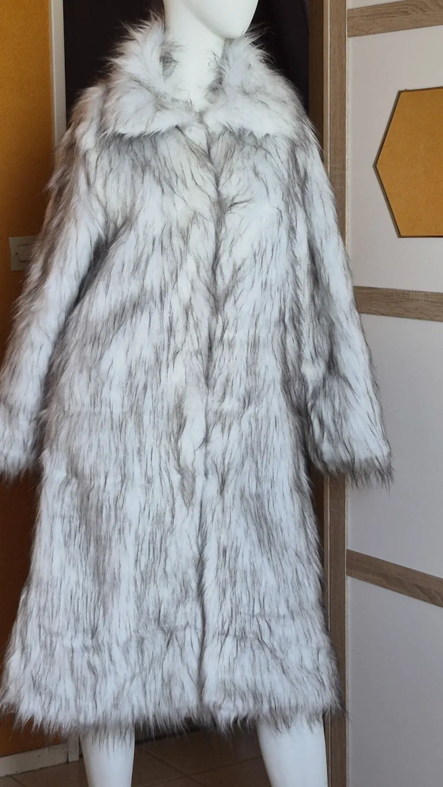 Manteau long en fausse fourrure Aixirui – Aixirui – taille S 3