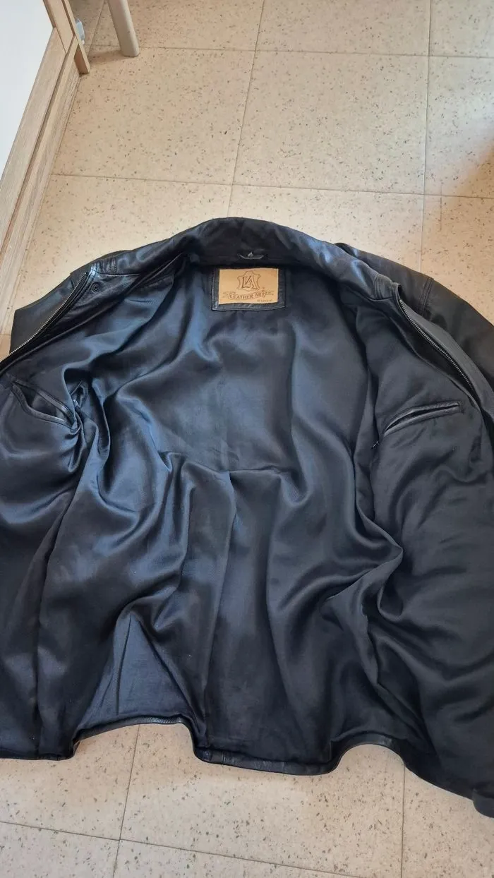 Veste en cuir  – Leather Art by Kircilar – taille 4XL 6