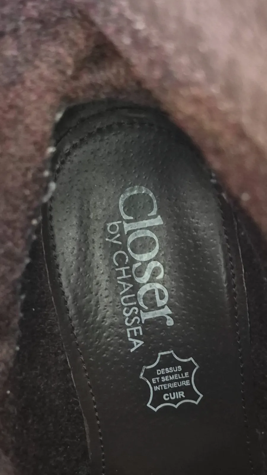 Bottines dam en cuir véritable Closer by Chaussea – Closer by Chaussea – taille EU 38 8