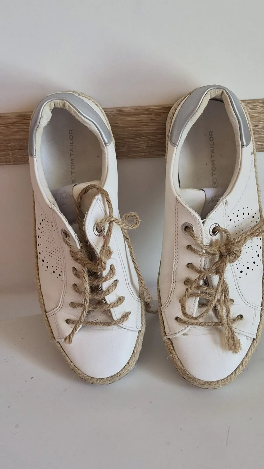 Baskets Tom Tailor blanches