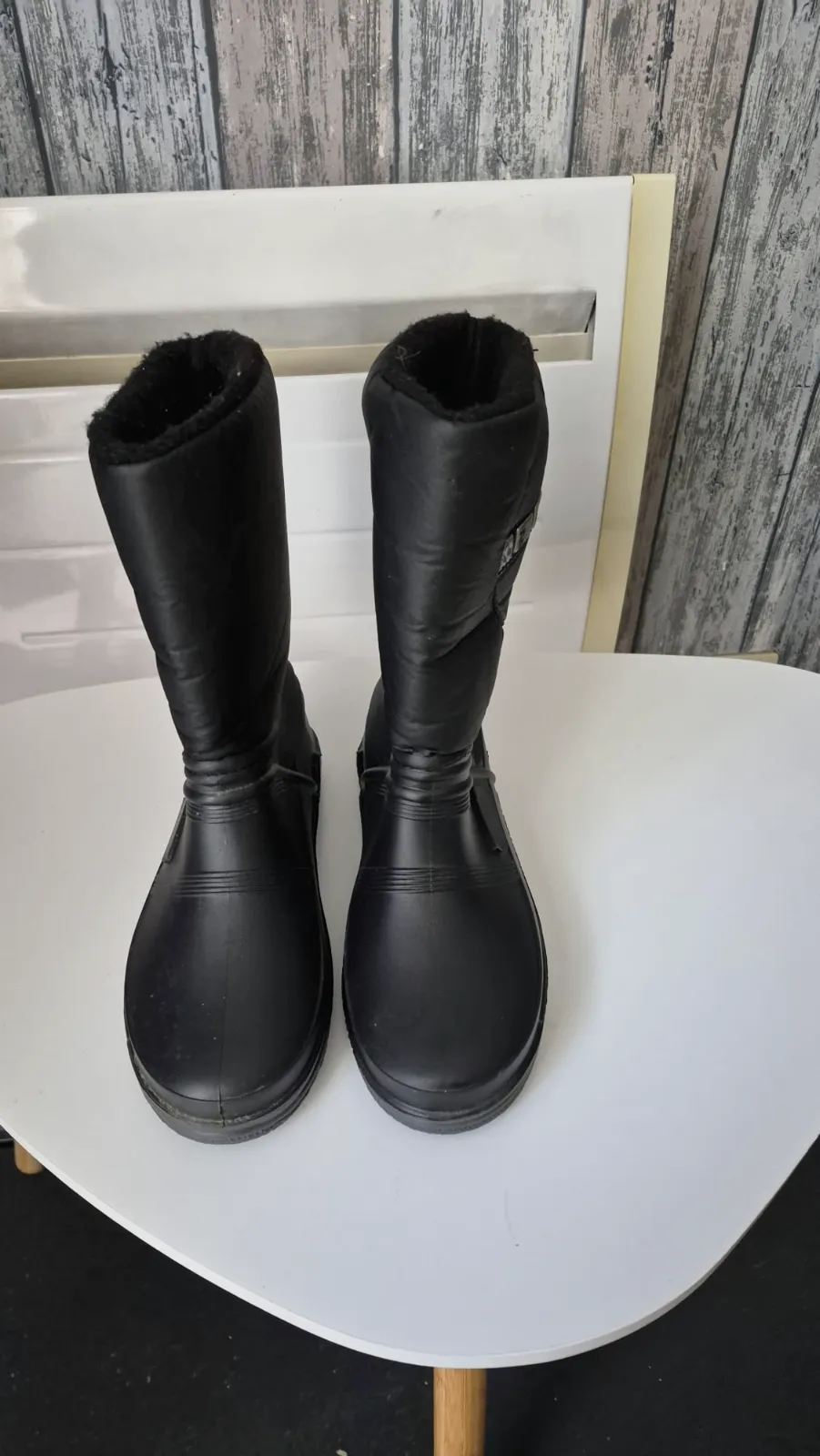 Bottes d’hiver noires – Made in Italy, – taille EU 35 5