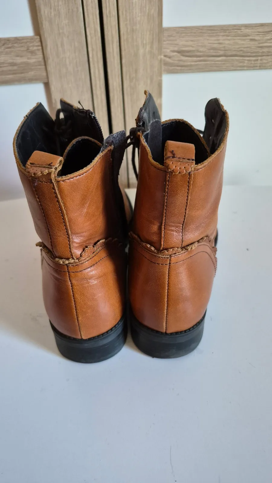 Bottines cuir camel T38 Liberto – Liberto – taille EU 38 4
