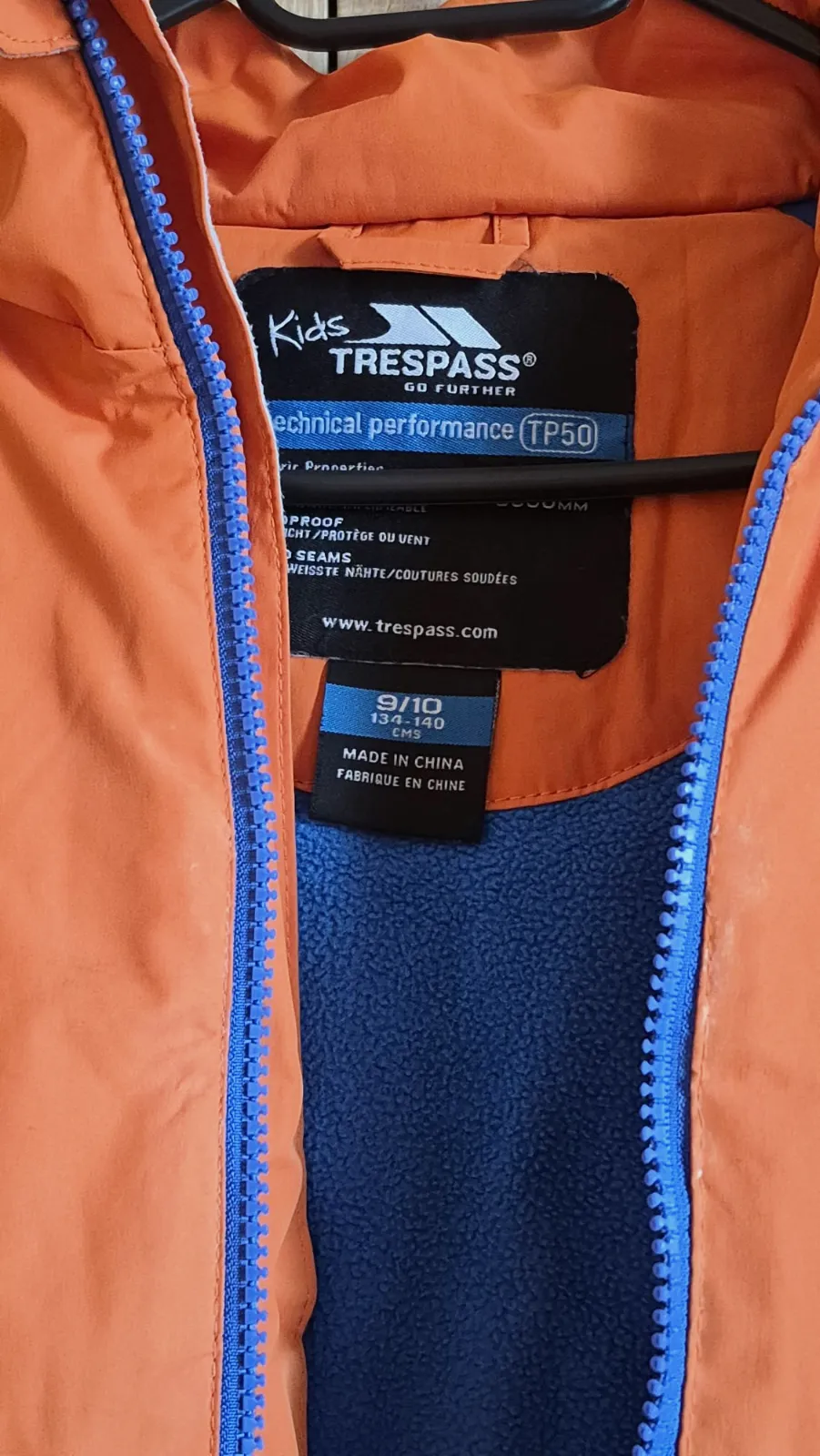 🧥 Veste neige 🌨 – TRESPASS – taille 10 ans 8