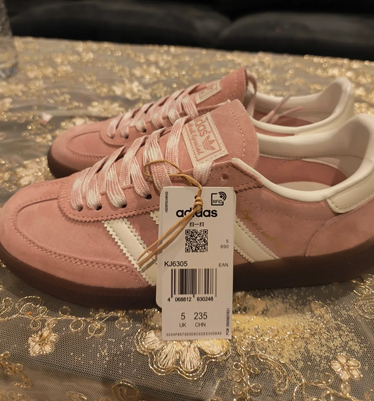 Adidas spezial Hand ball rose en daim  – Adidas – taille EU 38 3