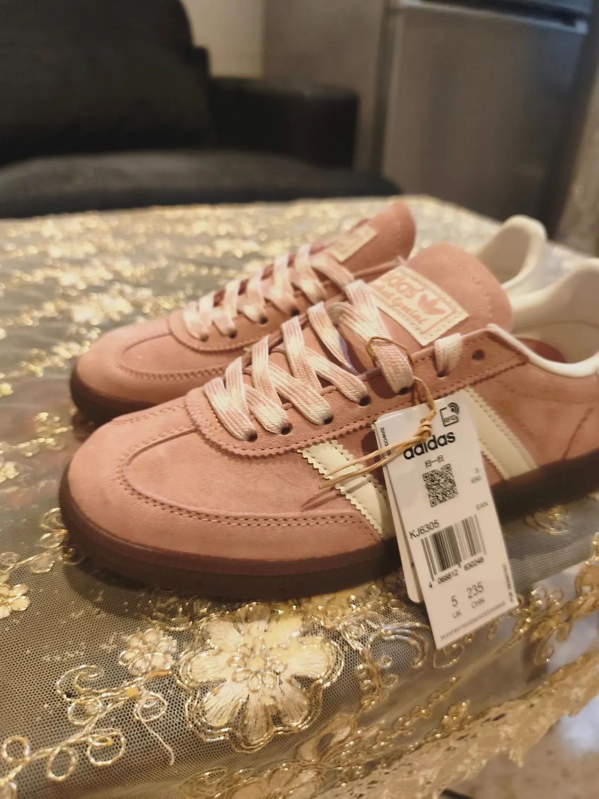 Adidas spezial Hand ball rose en daim  – Adidas – taille EU 38 2