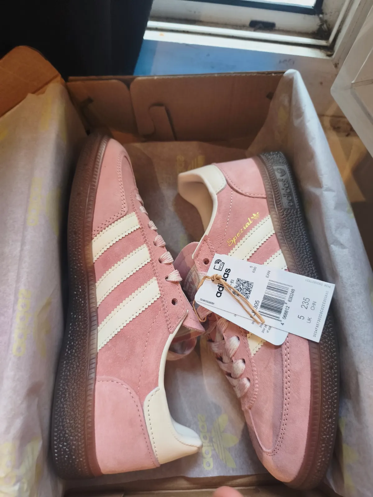 Adidas spezial Hand ball rose en daim  – Adidas – taille EU 38 6