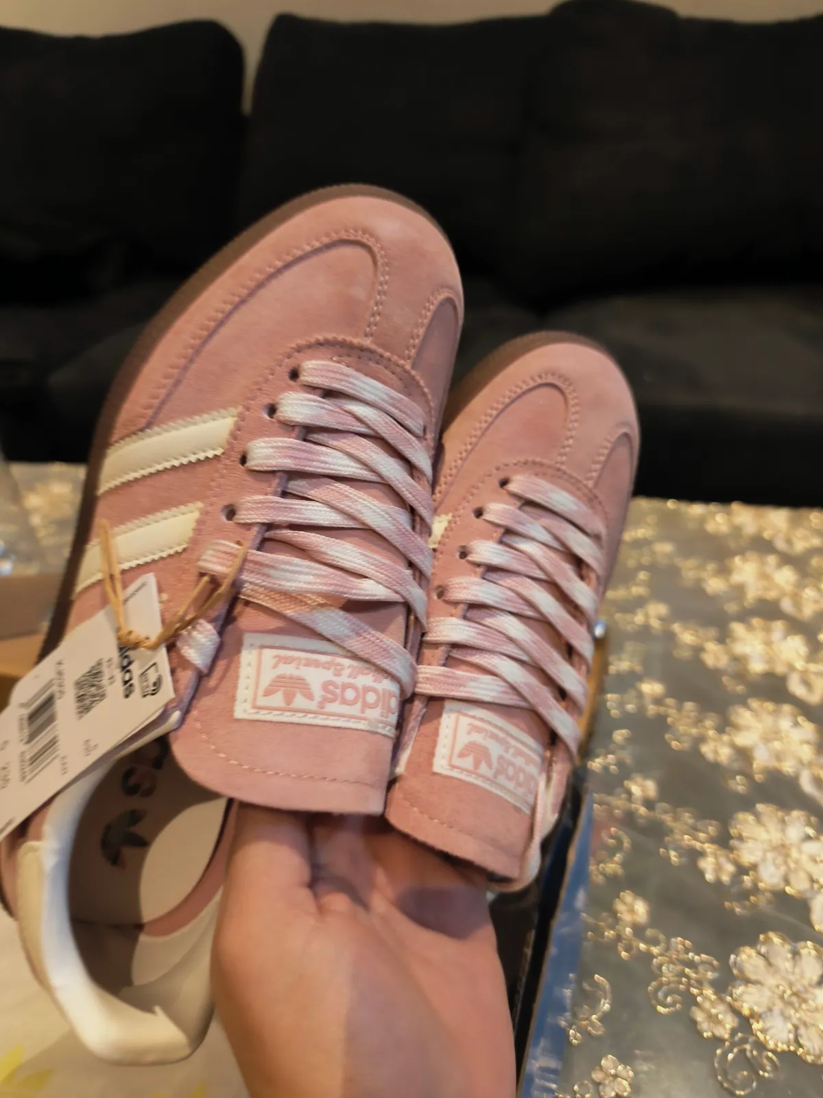 Adidas spezial Hand ball rose en daim  – Adidas – taille EU 38 8