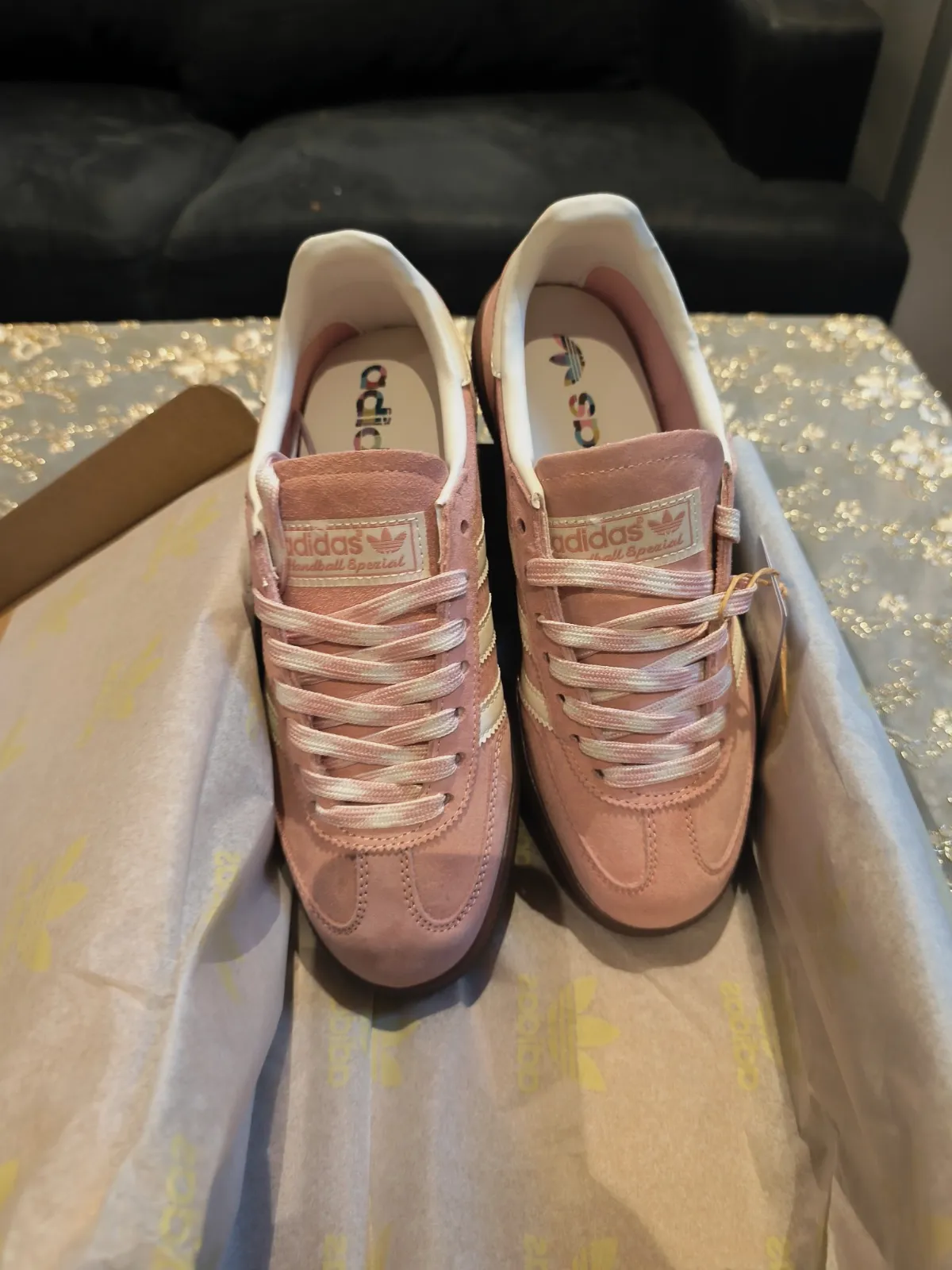 Adidas spezial Hand ball rose en daim  – Adidas – taille EU 38 7